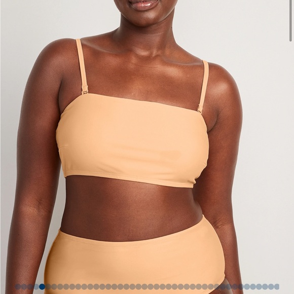 NWT OLD NAVY Bandeau Swim Top COLOR SUNFISH LARGE - Picture 5 of 9